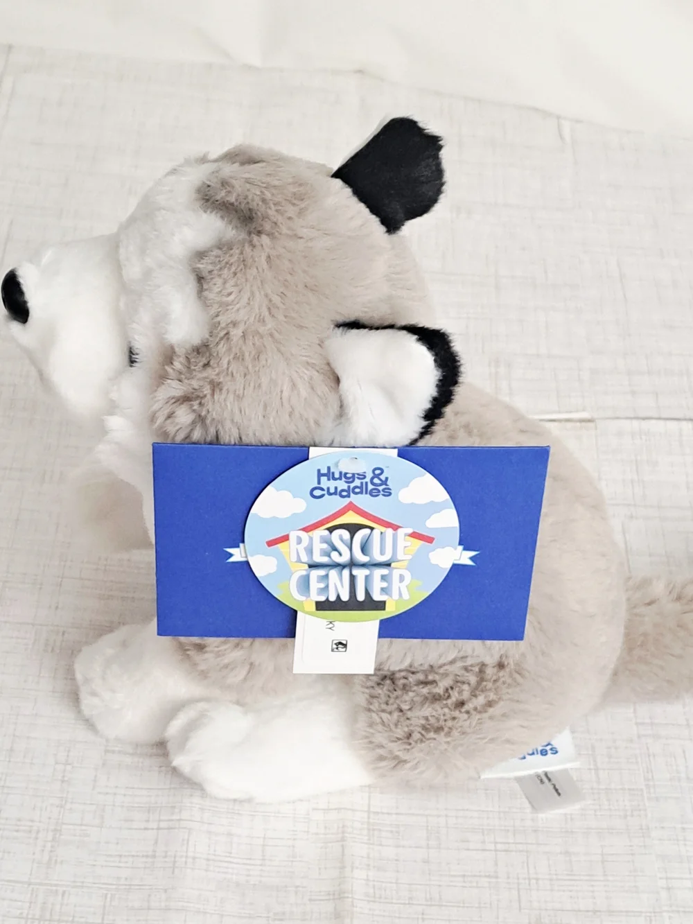 Hugs & Cuddles Rescue Center Husky Dog Toy - Gray & White Soft Chew Plush